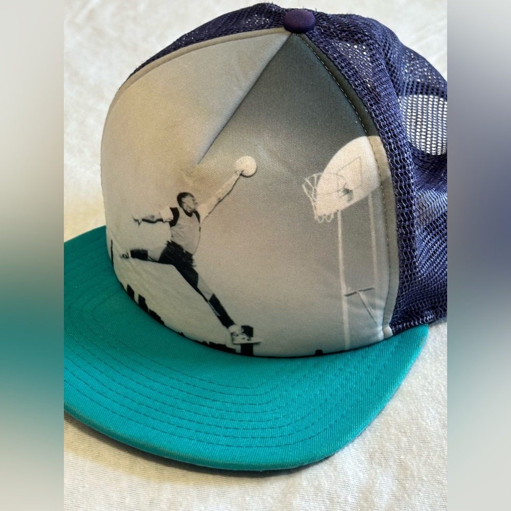Teal and Black Jordan Baseball Cap